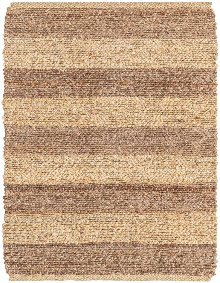 Detail image of 2' 2 x 3' 1  Hand Braided Jute Rug