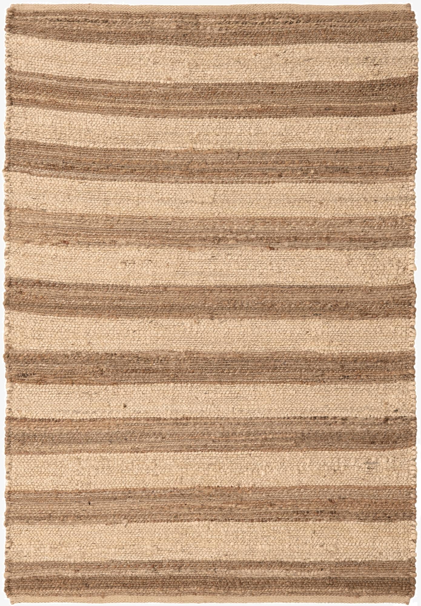 4' 1 x 6' 1  Hand Braided Jute Rug