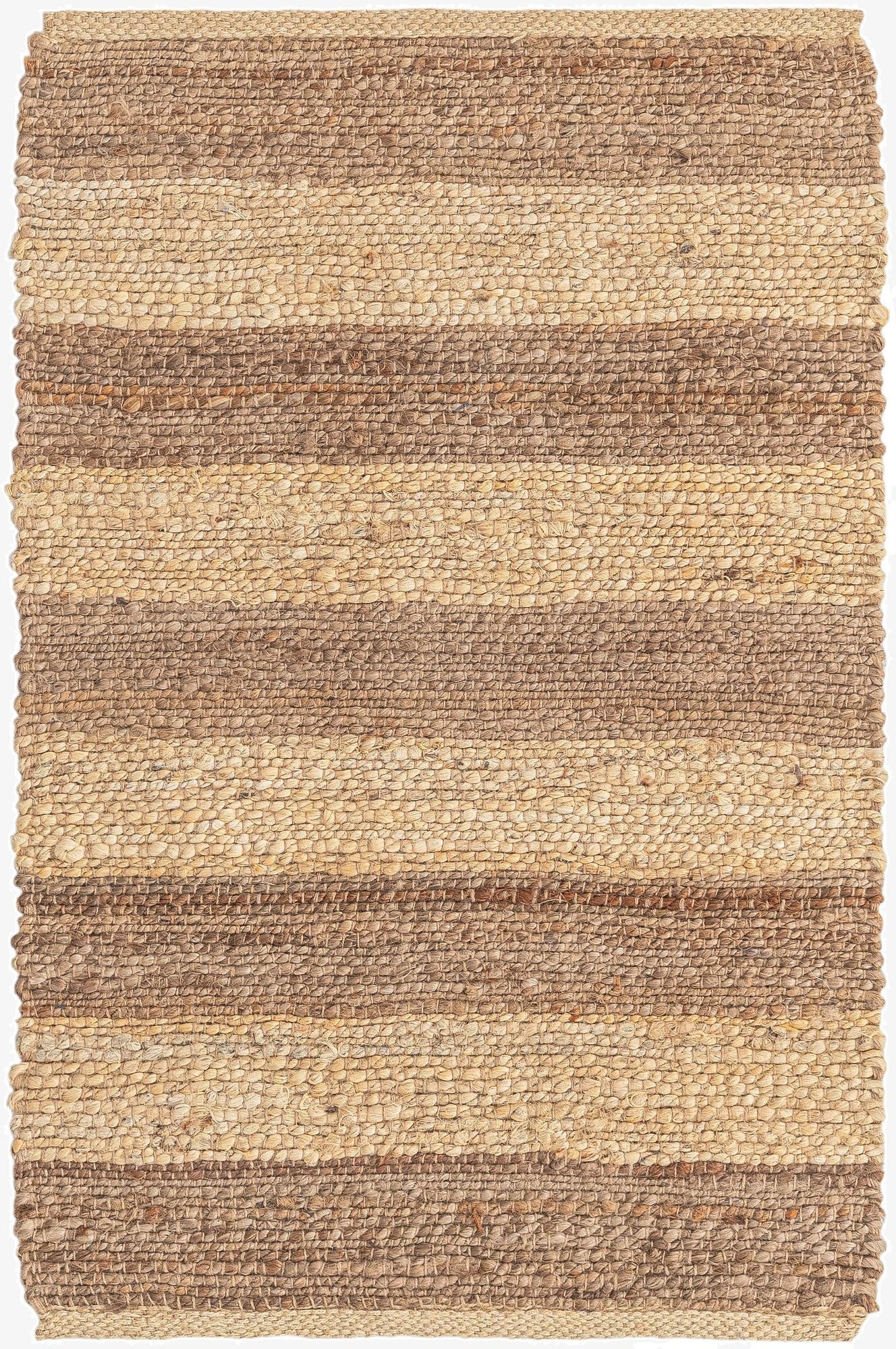 2' 2 x 3' 1  Hand Braided Jute Rug