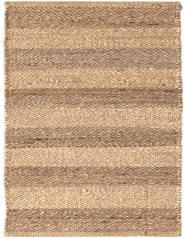 Detail image of 1' 2 x 4' 1  Hand Braided Jute Table Runner Rug
