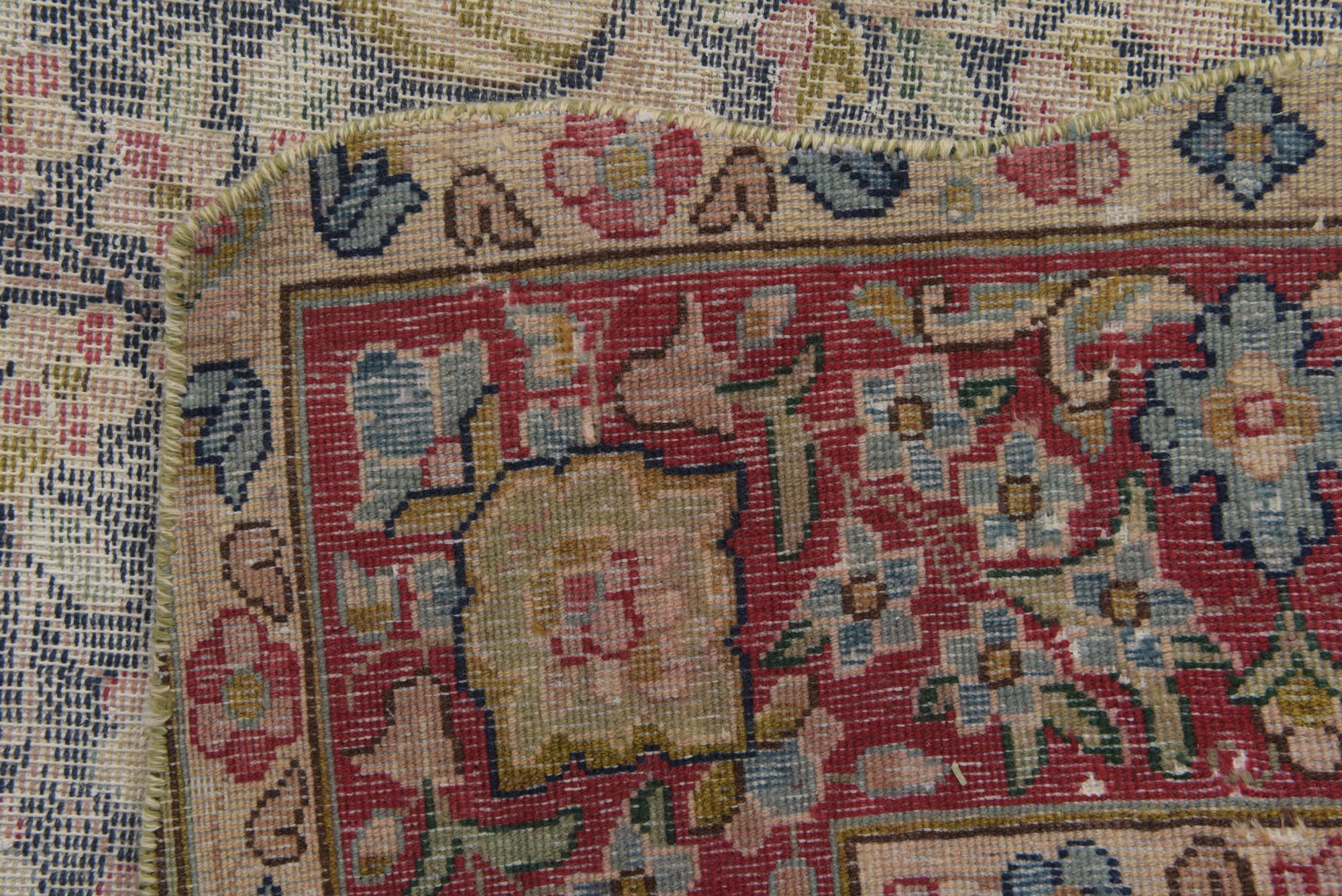 8' 8 x 11' 7 Hand Knotted Ultra Vintage Persian Wool Rug