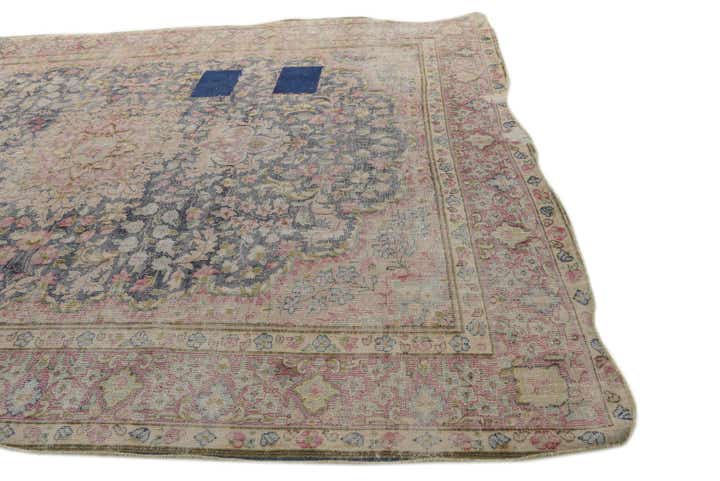8' 8 x 11' 7 Hand Knotted Ultra Vintage Persian Wool Rug