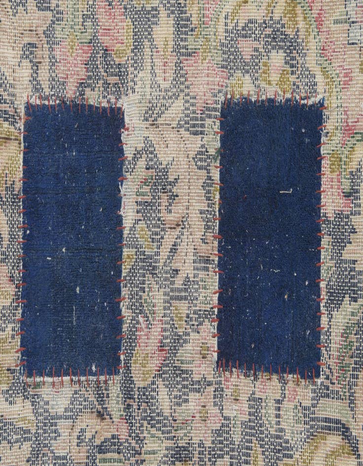 Detail image of 8' 8 x 11' 7  Hand Knotted Ultra Vintage Persian Wool Rug