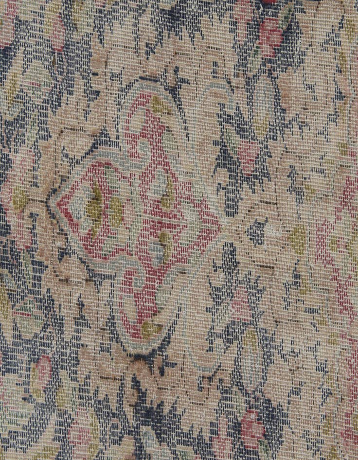 Detail image of 8' 8 x 11' 7  Hand Knotted Ultra Vintage Persian Wool Rug