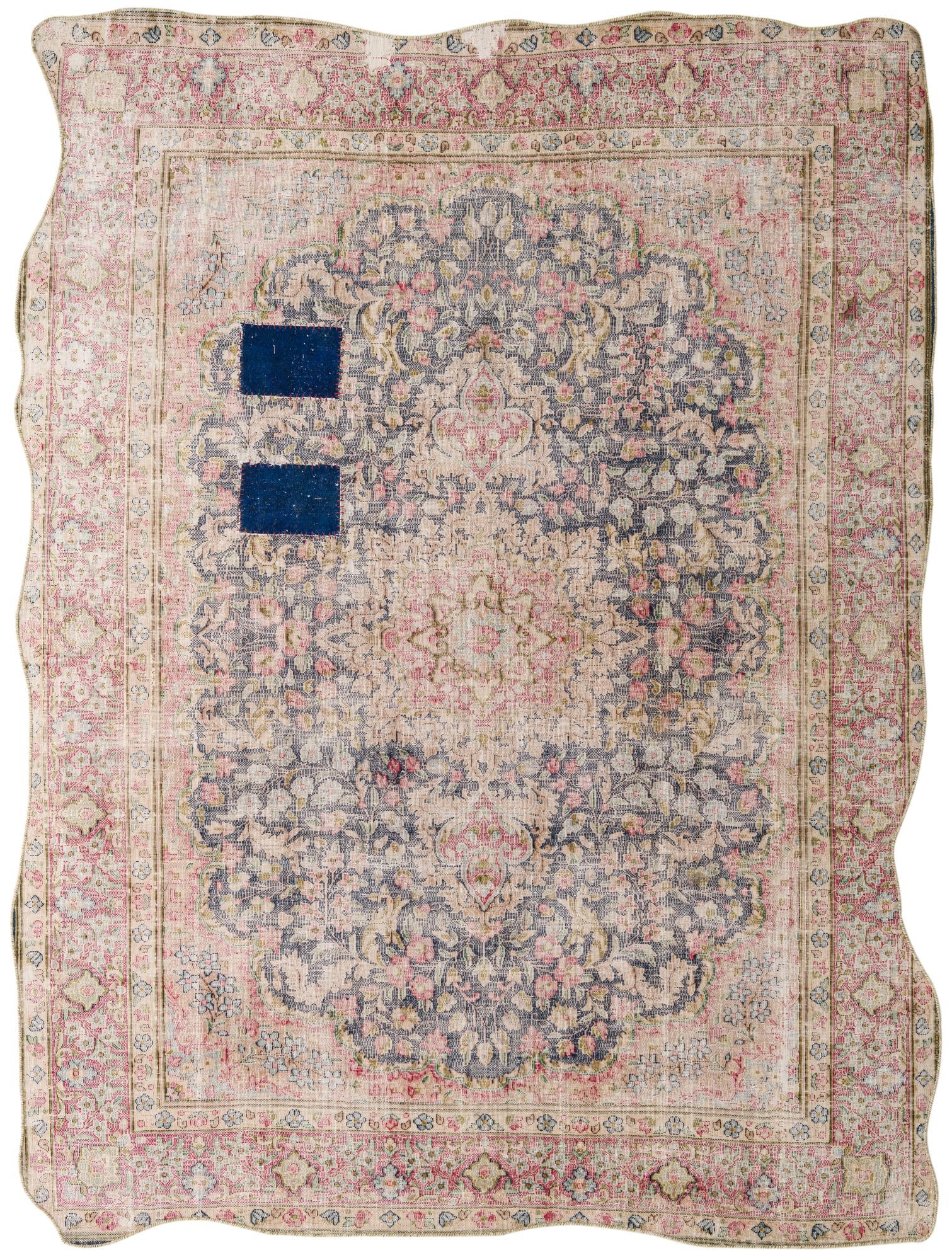 8' 8 x 11' 7 Hand Knotted Ultra Vintage Persian Wool Rug