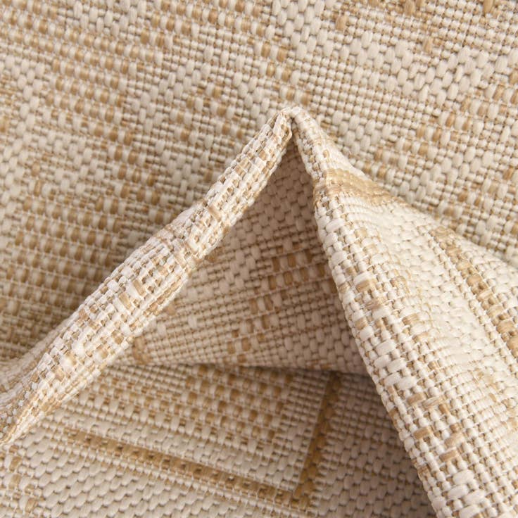 Detail image of 5' 3 x 5' 3 Easy-Clean Aztec Indoor / Outdoor Octagon Rug