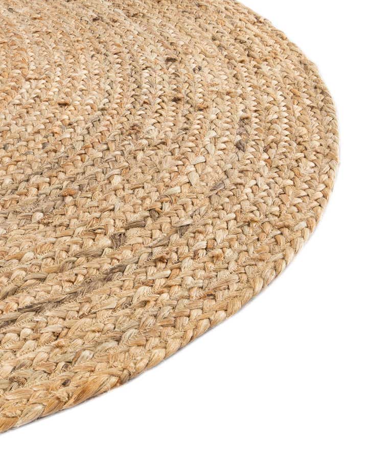 245cm x 305cm Håndlavet Braided Jute Oval Tæppe