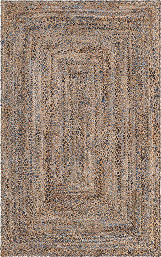 155cm x 245cm Handgefertigt Braided Chindi Teppich