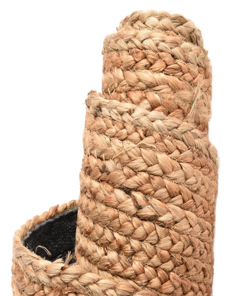 Detail image of 9' x 12' Handmade Braided Jute Luxe Rug