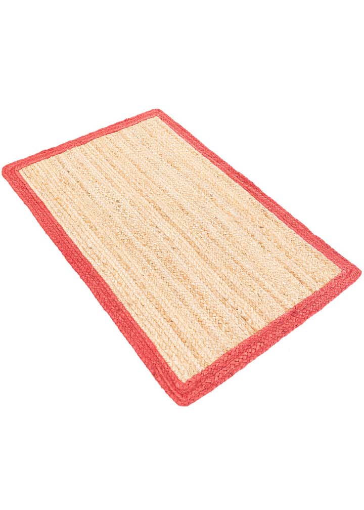 2' x 3' Handmade Braided Jute Rug