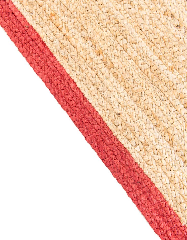 Detail image of 2' x 3' Handmade Braided Jute Rug