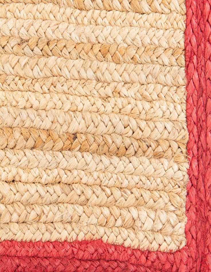 Detail image of 2' x 3' Handmade Braided Jute Rug