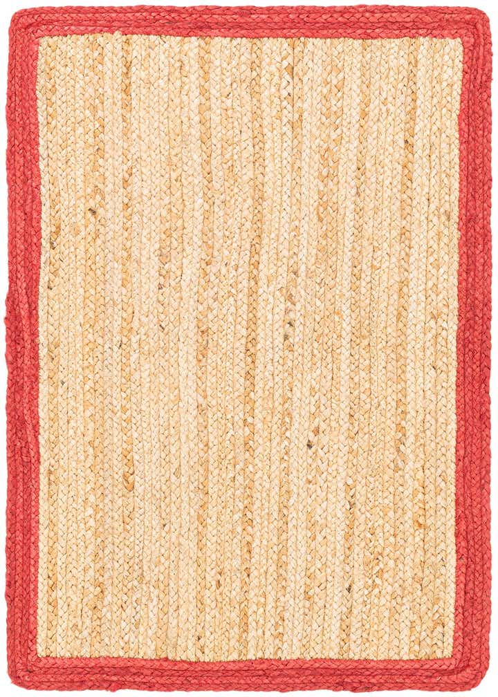 2' x 3' Handmade Braided Jute Rug