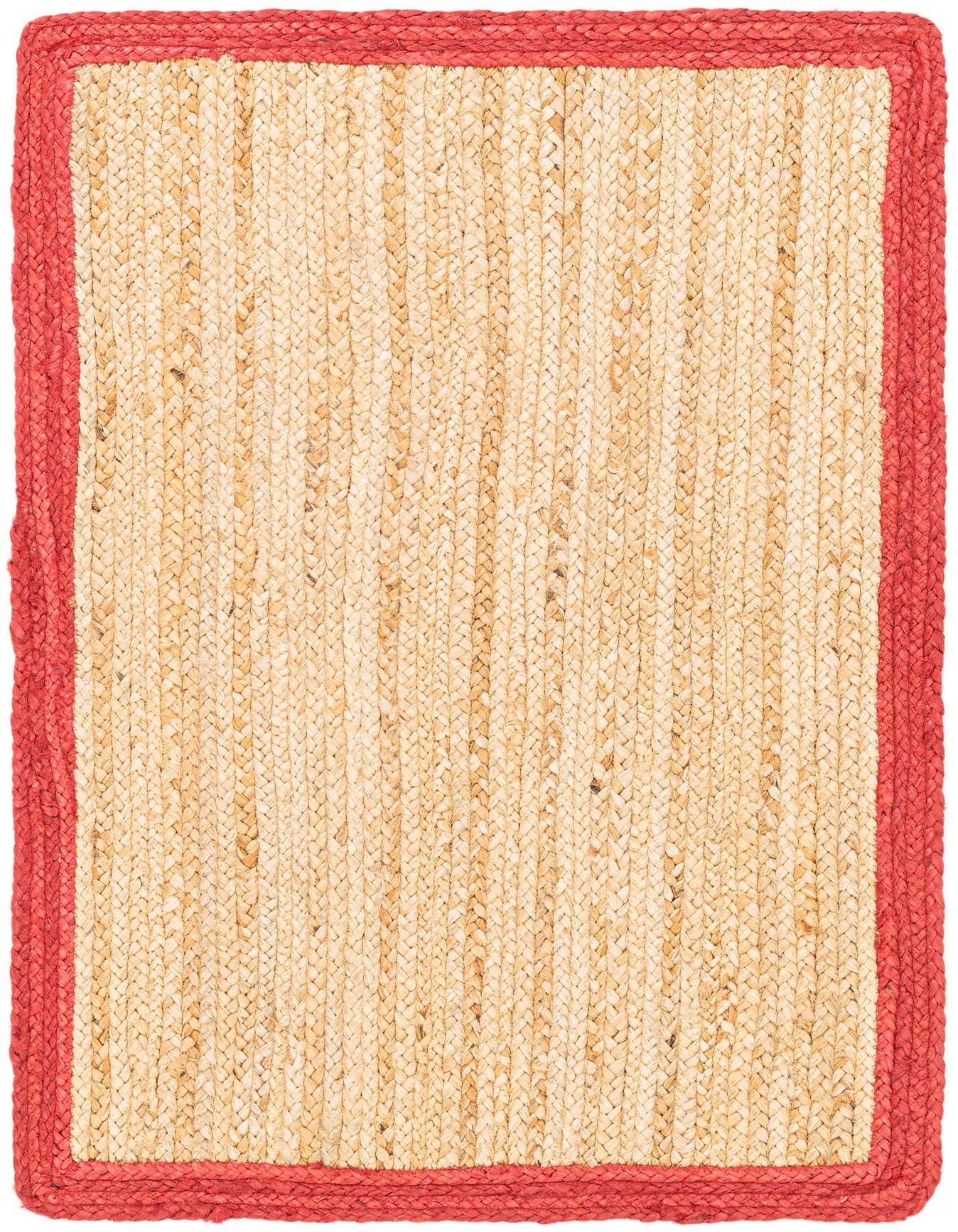 2' x 3' Handmade Braided Jute Rug