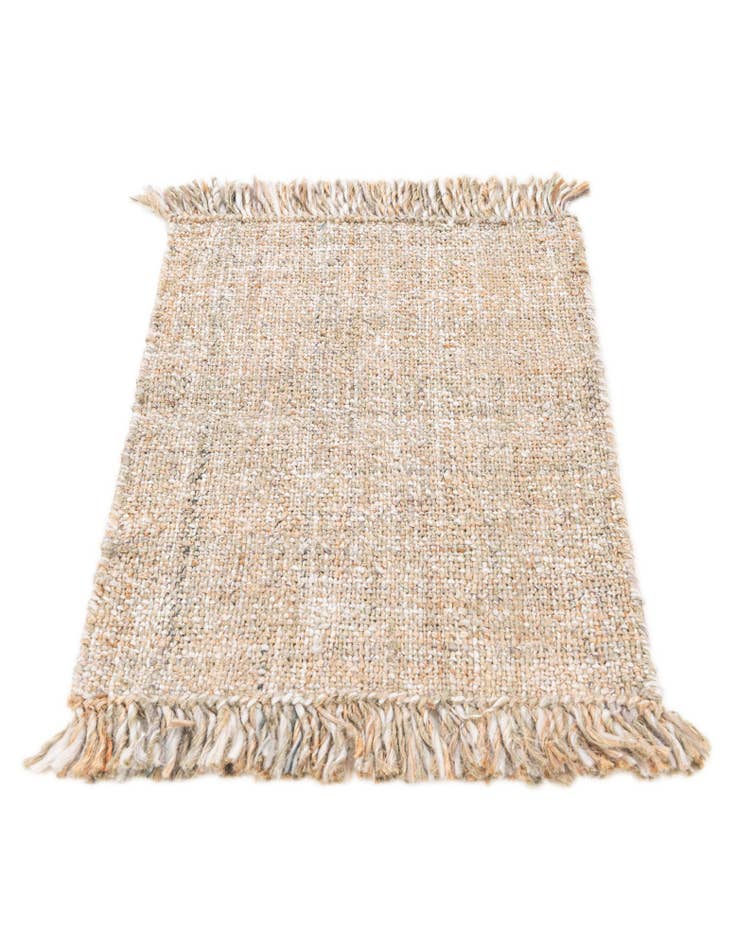 Detail image of 2' 2 x 3' Handmade Braided Jute Rug