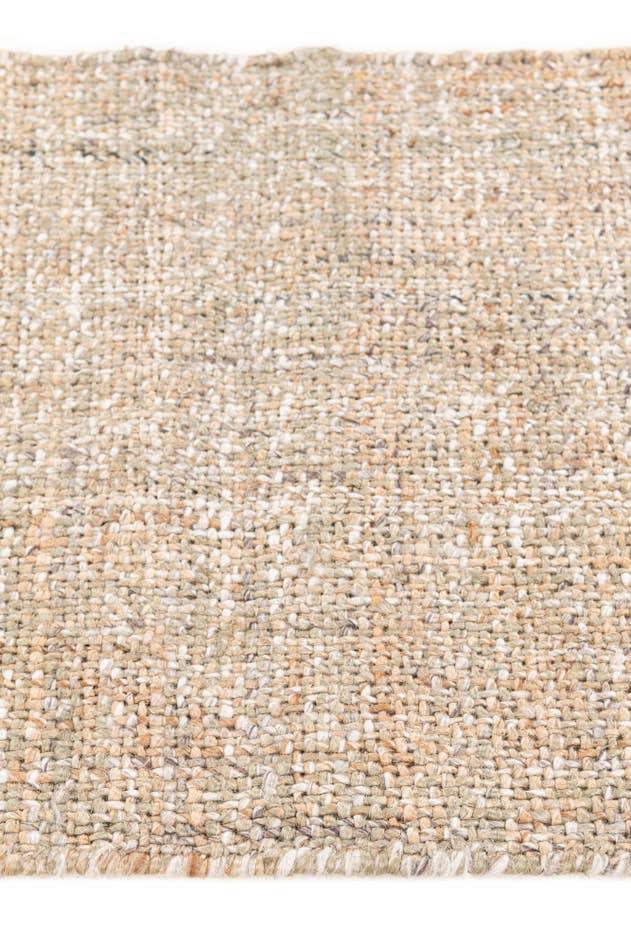 Detail image of 2' 2 x 3' Handmade Braided Jute Rug