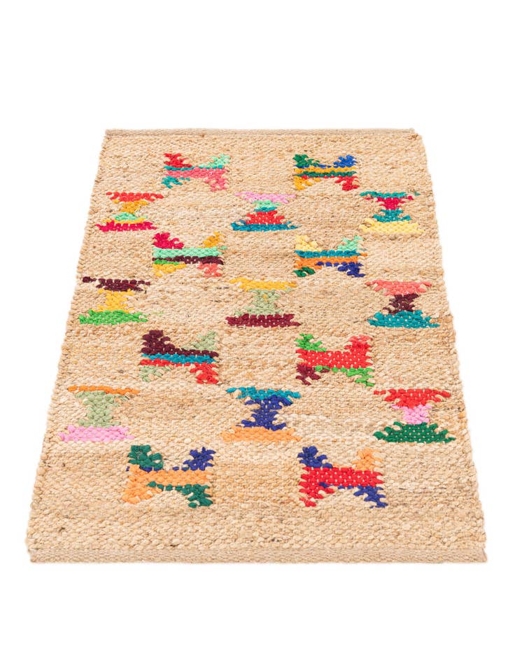 Detail image of 2' x 3' Handmade Braided Jute Rug