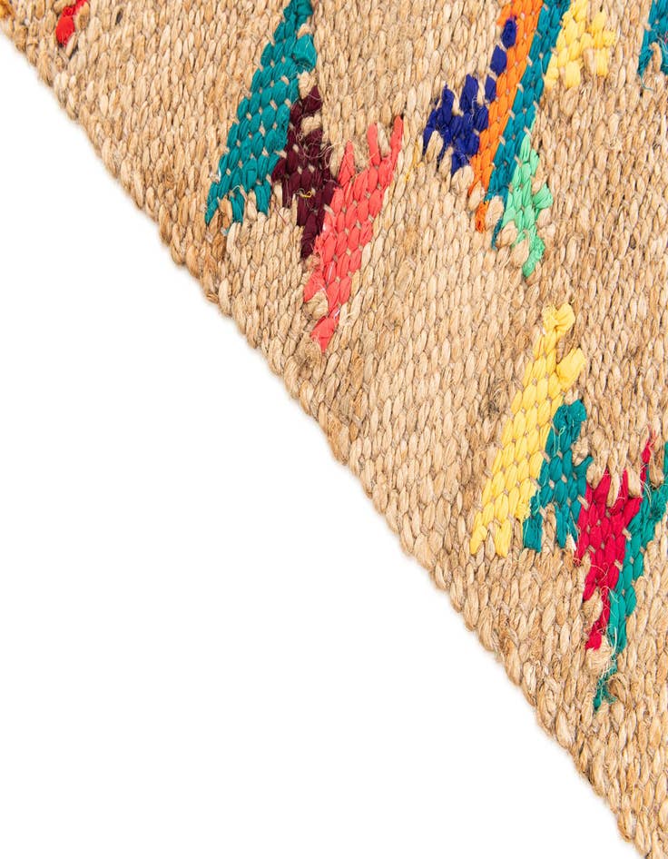 Detail image of 2' x 3' Handmade Braided Jute Rug