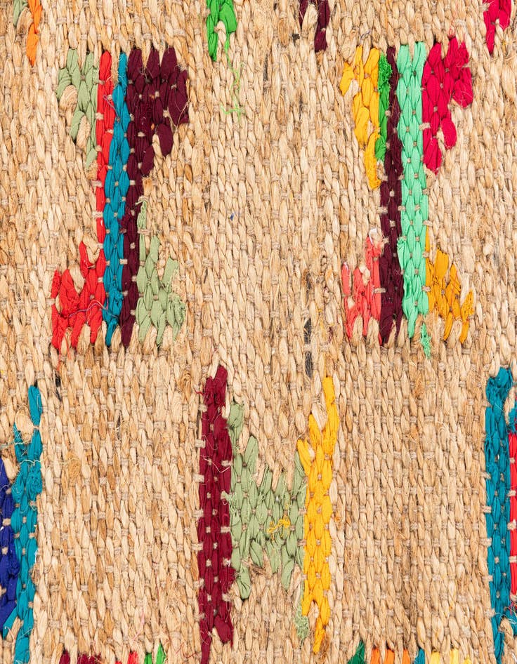 Detail image of 2' x 3' Handmade Braided Jute Rug