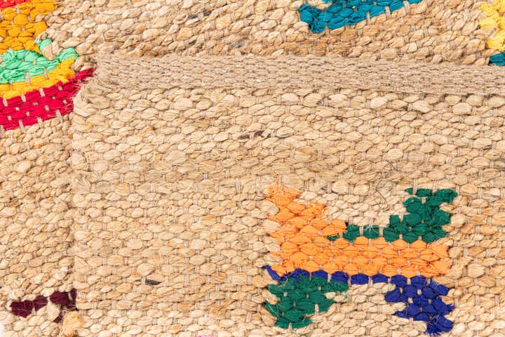 2' x 3' Handmade Braided Jute Rug