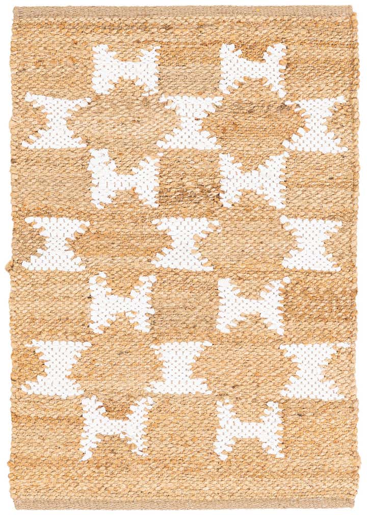 2' x 3' Handmade Braided Jute Rug