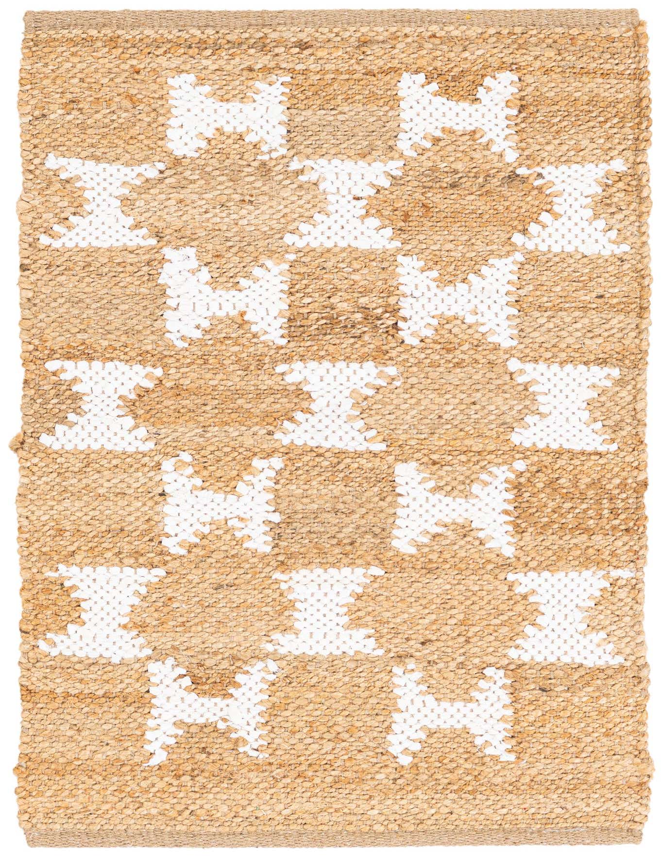 2' x 3' Handmade Braided Jute Rug