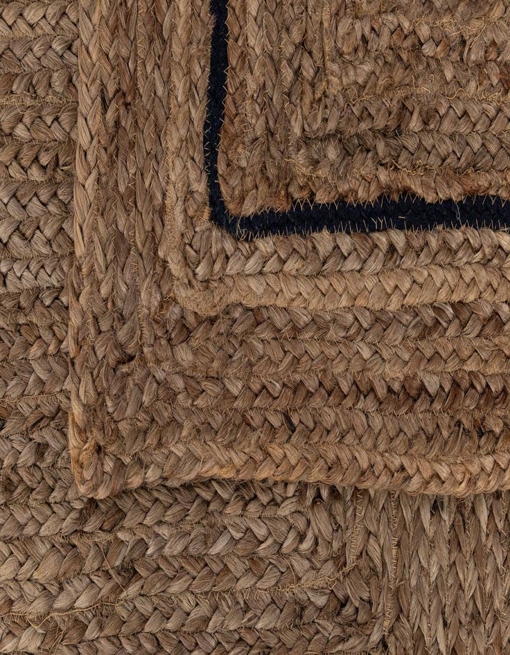 Detail image of 7' x 9' Braided Jute Rug
