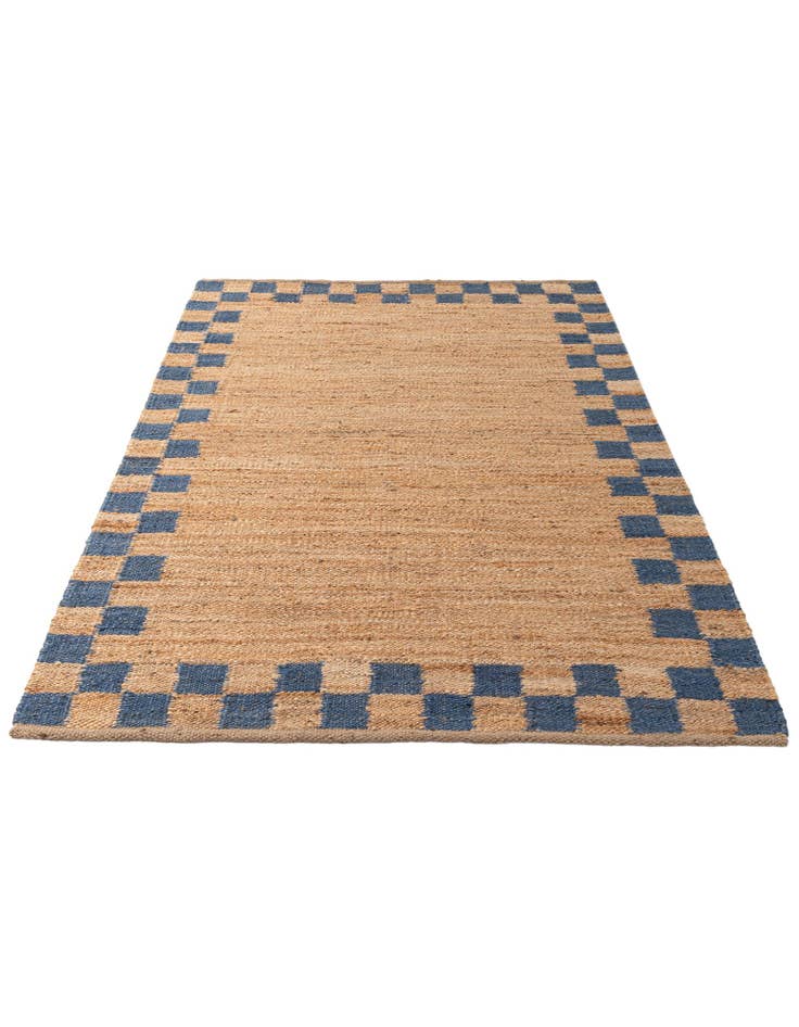 Detail image of 5' 2 x 8' 1 Handmade Braided Jute Rug