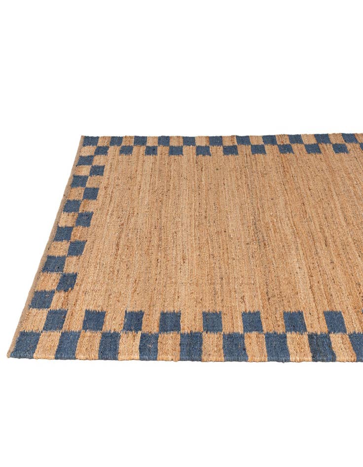 Detail image of 5' 2 x 8' 1 Handmade Braided Jute Rug