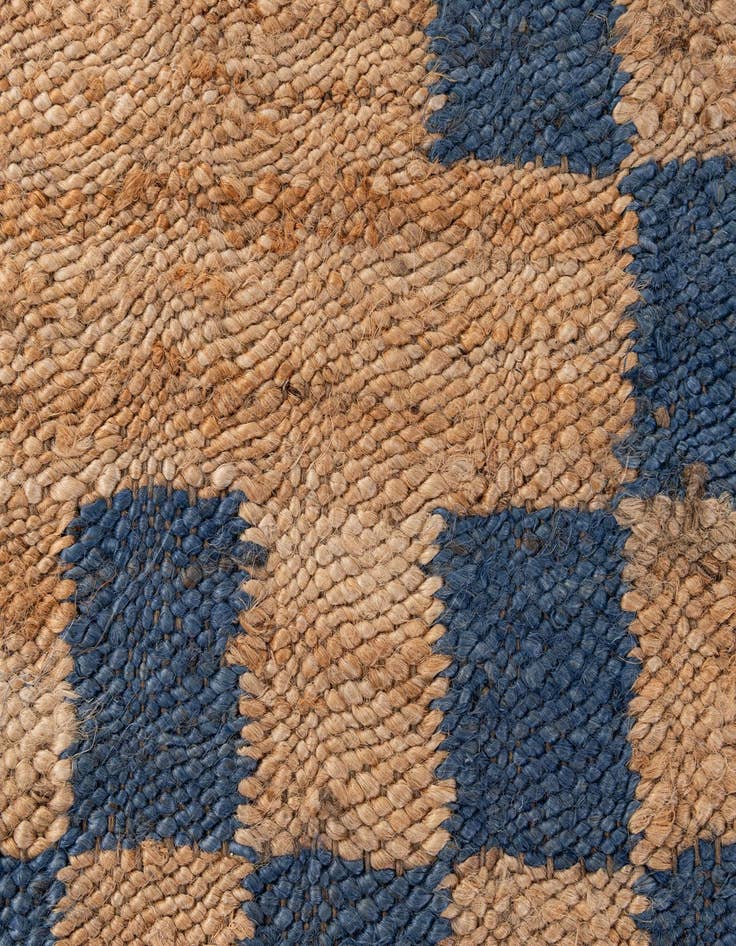 Detail image of 5' 2 x 8' 1 Handmade Braided Jute Rug