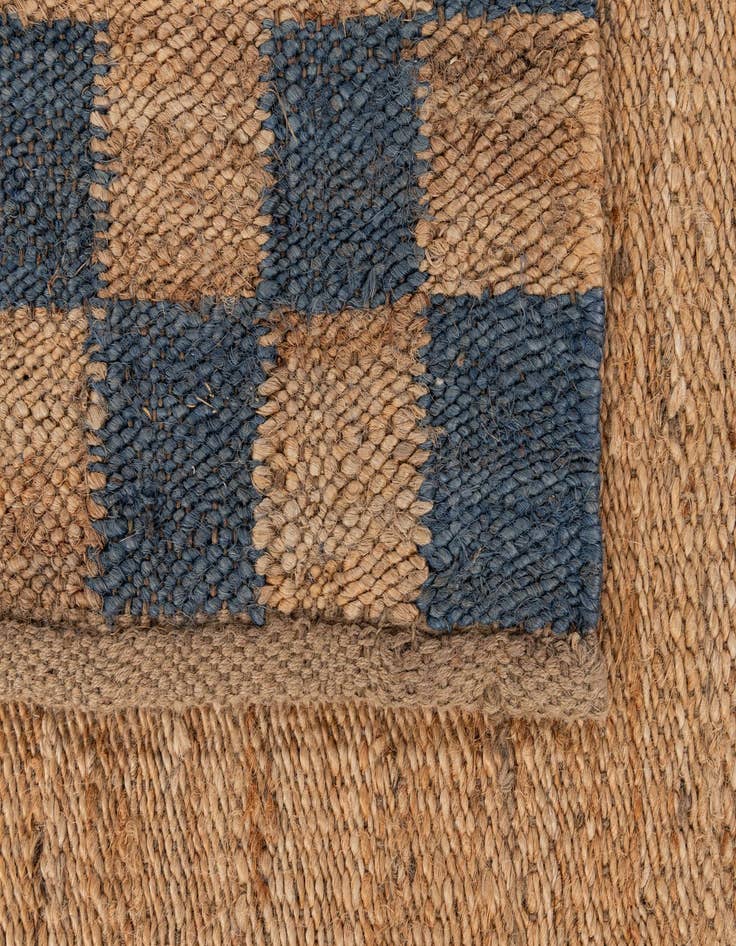 Detail image of 5' 2 x 8' 1 Handmade Braided Jute Rug