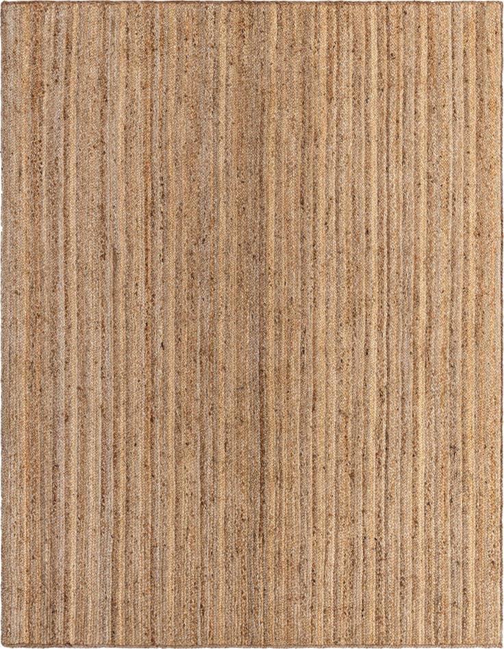 Detail image of 8' x 10' Handmade Braided Jute Rug