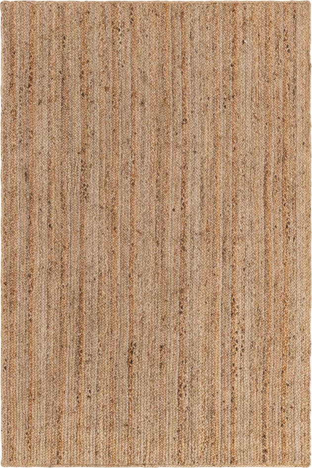 Detail image of 5' 1 x 8' Handmade Braided Jute Rug