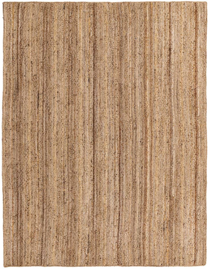 Detail image of 7' 1 x 10'  Hand Braided Jute Rug