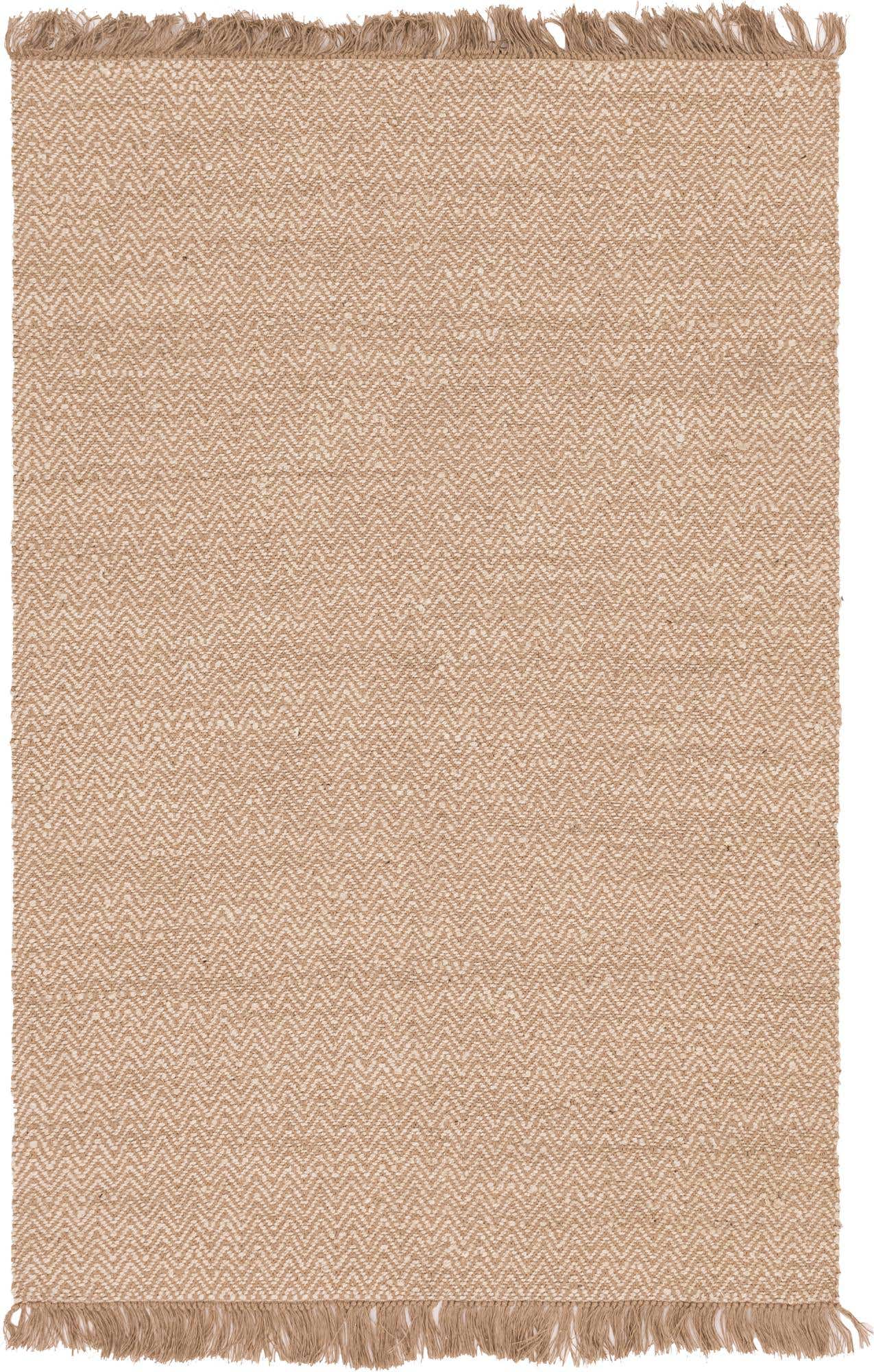 6' 1 x 9' Hand Woven Braided Jute Rug