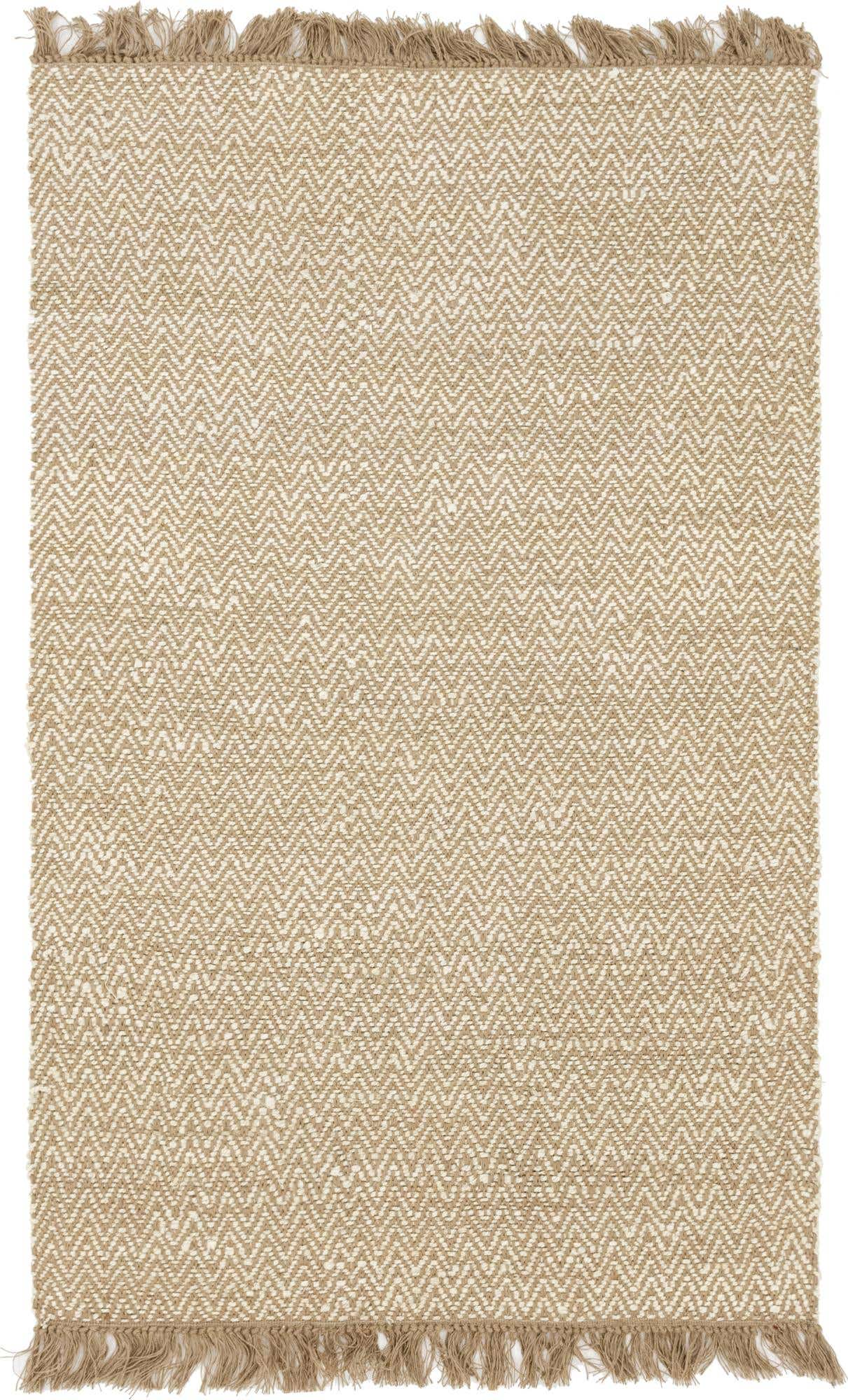 155cm x 245cm Hand Woven Braided Jute Rug