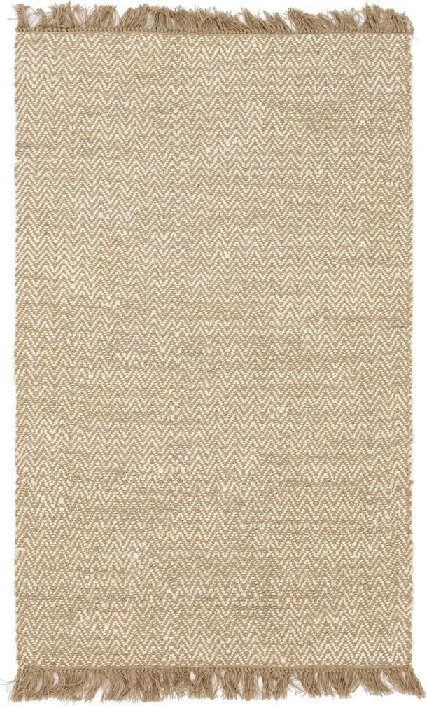 155cm x 245cm Hand Woven Braided Jute Rug