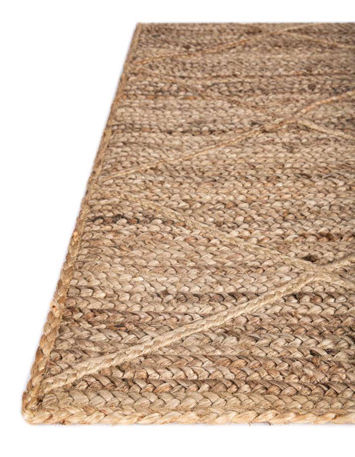 9' x 12' 2 Handmade Braided Jute Rug