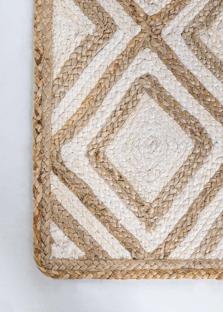 8' x 10' Handmade Braided Jute Rug