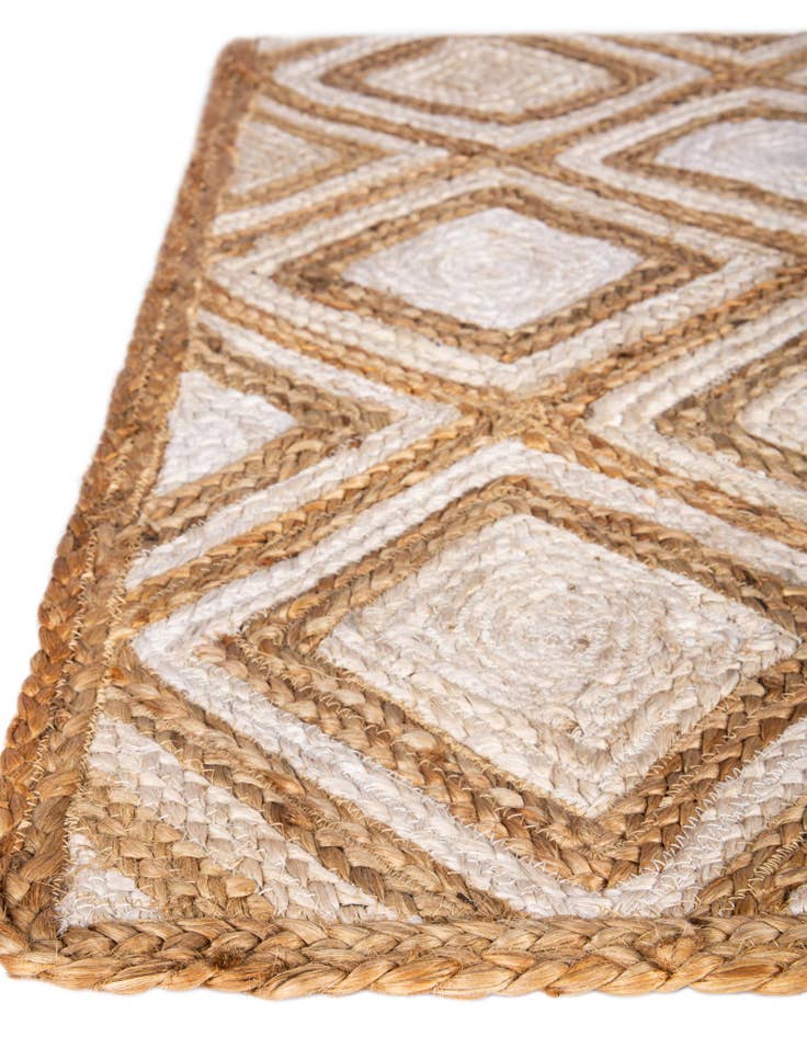 Detail image of 8' x 10' Handmade Braided Jute Rug