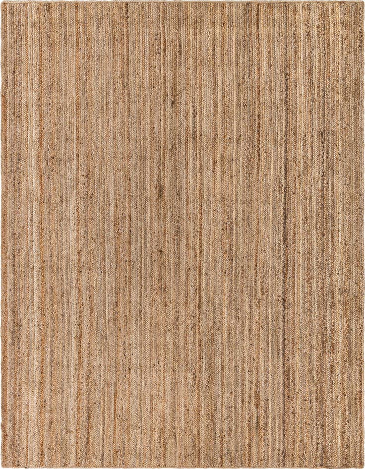 Detail image of 8' x 11'  Hand Braided Jute Rug