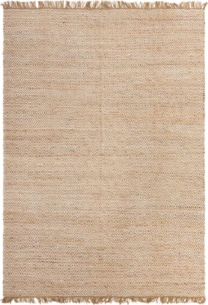 10' x 14' 1 Hand Woven Braided Jute Rug