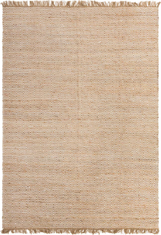 Detail image of 10' x 14' 1 Hand Woven Braided Jute Rug