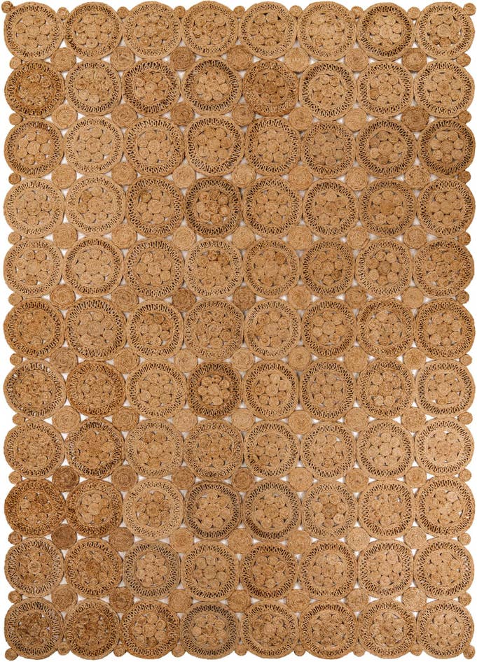 Detail image of 9' x 12' Handmade Braided Jute Rug