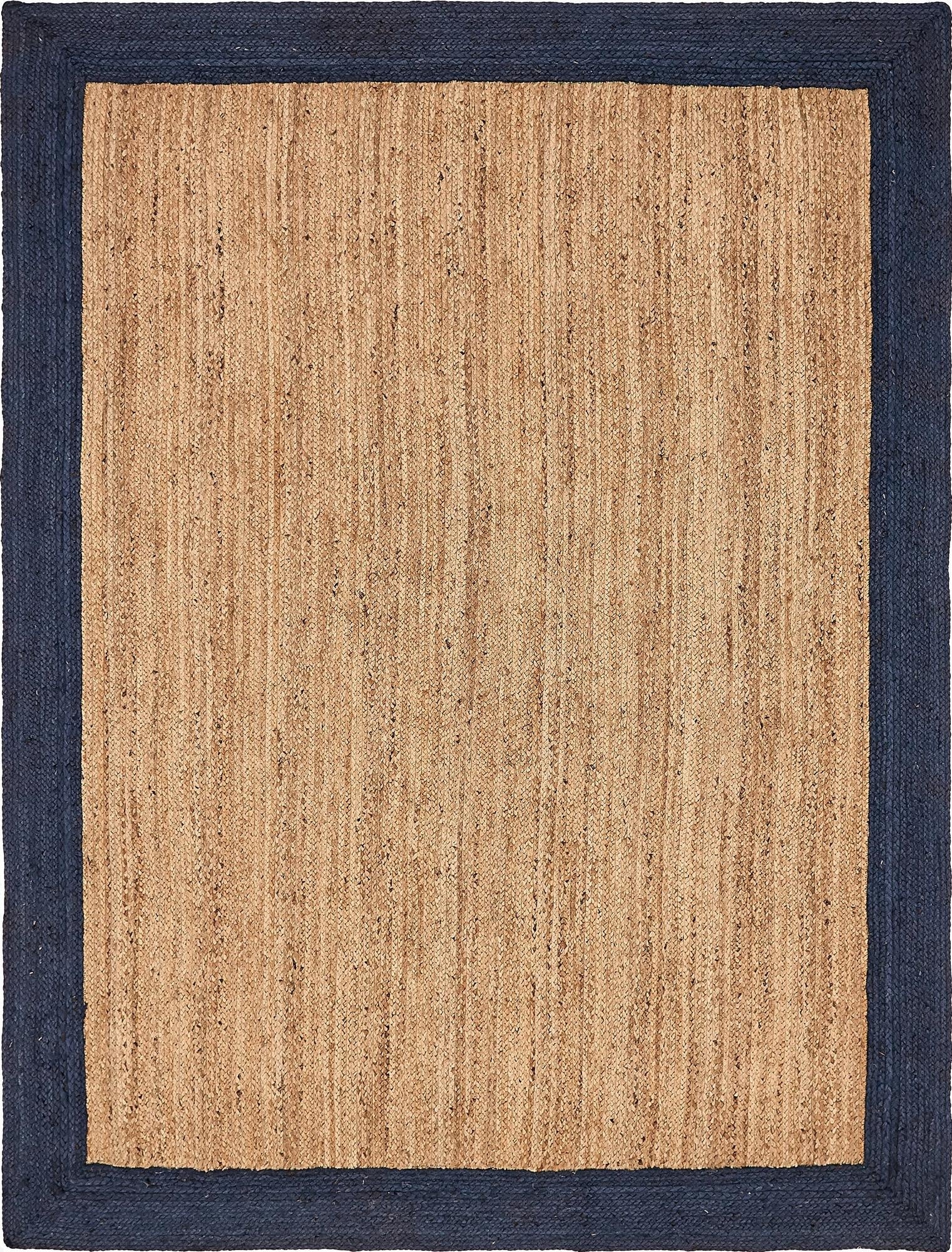 8' x 10'  Hand Braided Jute Rug