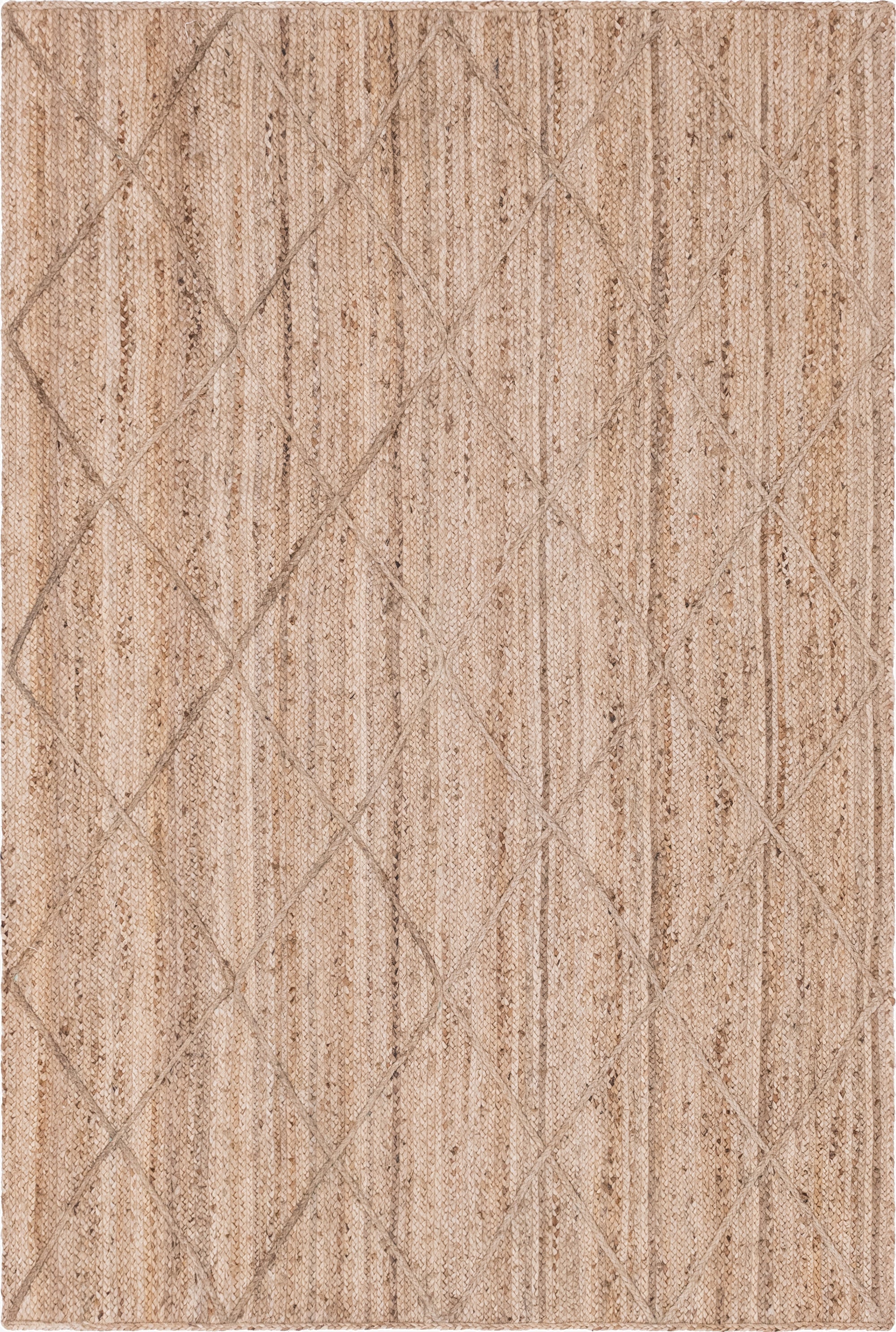 Primary image 6' 1 x 9'  Hand Braided Jute Rug