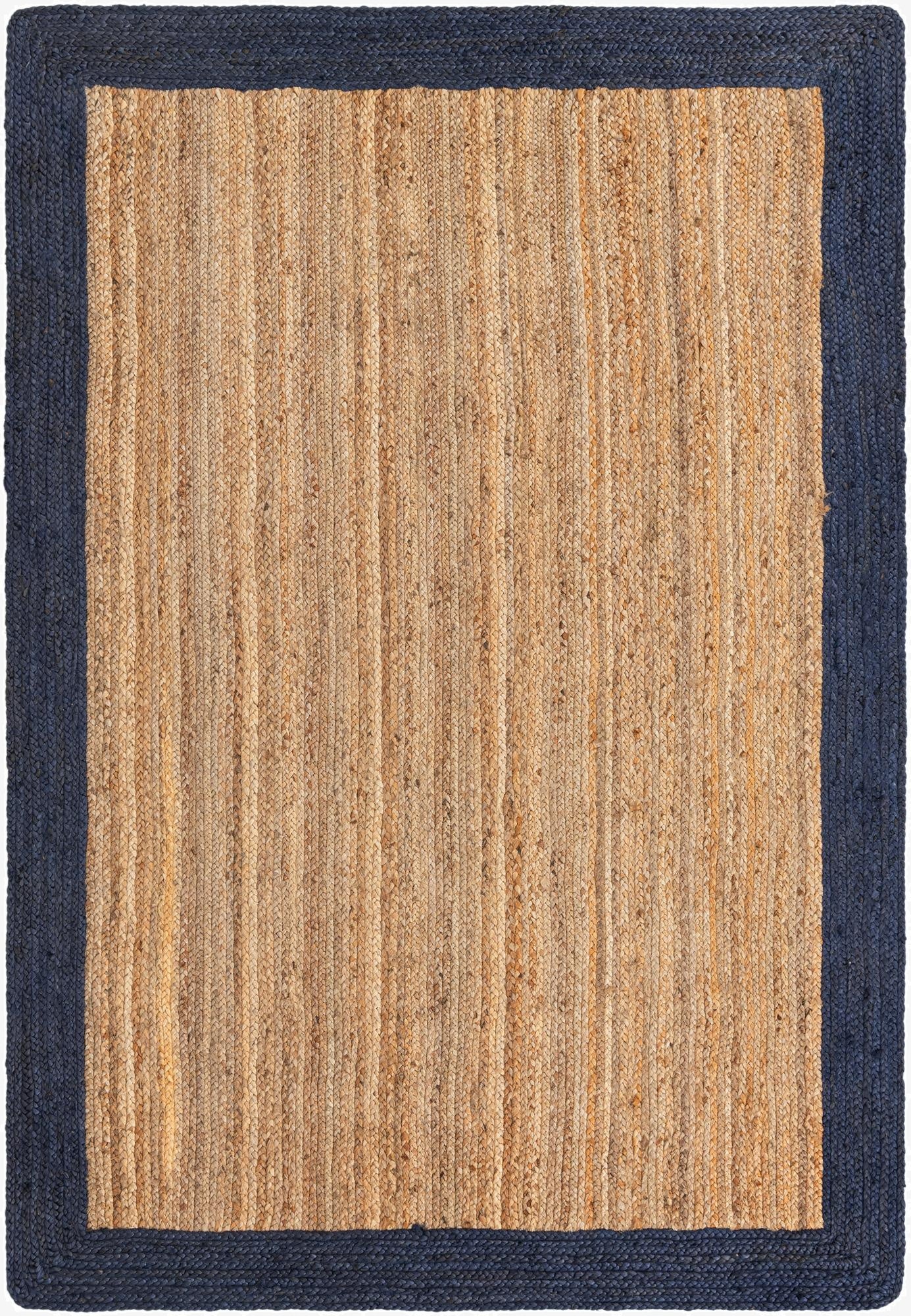6' 1 x 9'  Hand Braided Jute Rug