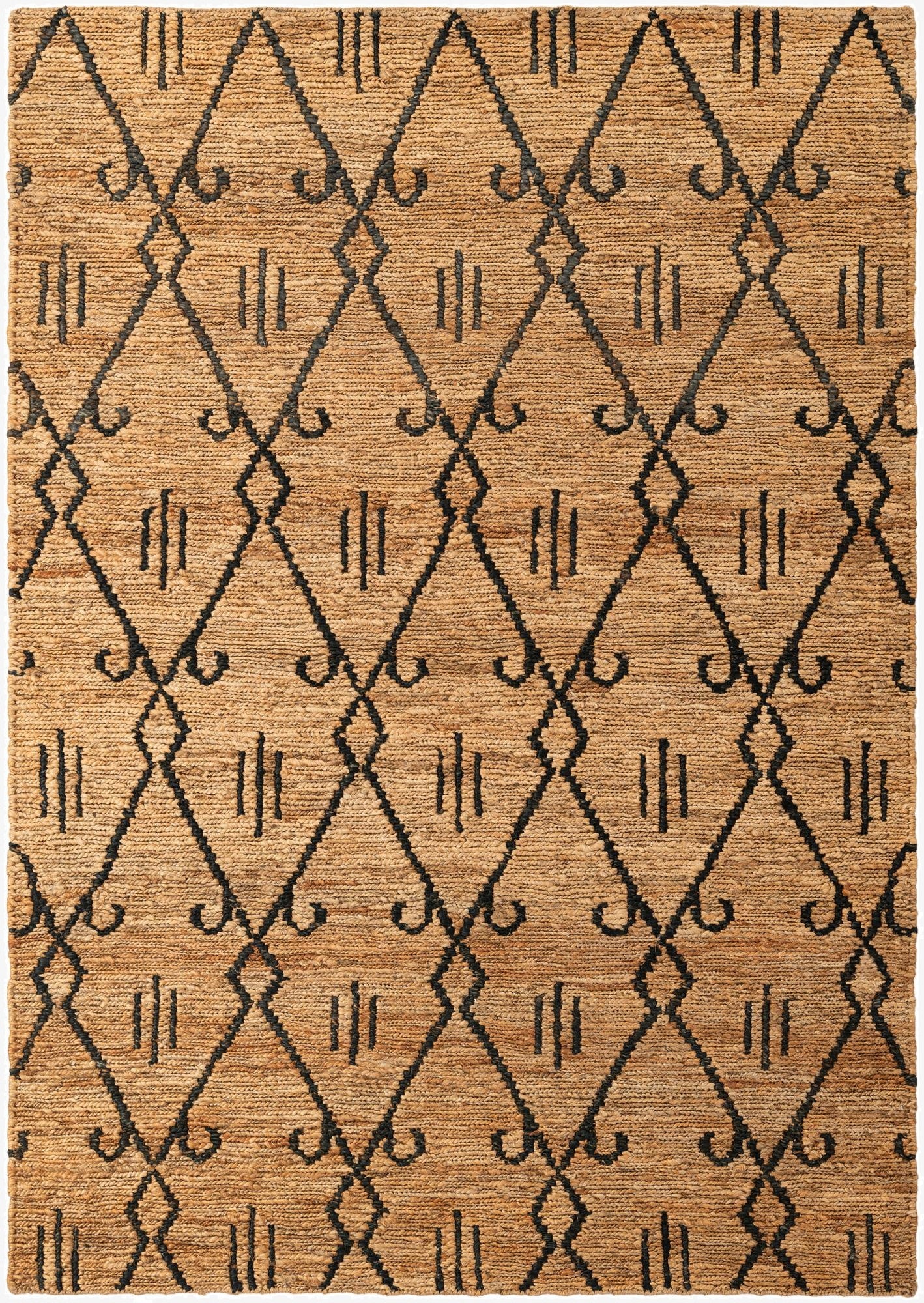 5' 4 x 7' 6 Braided Jute Rug