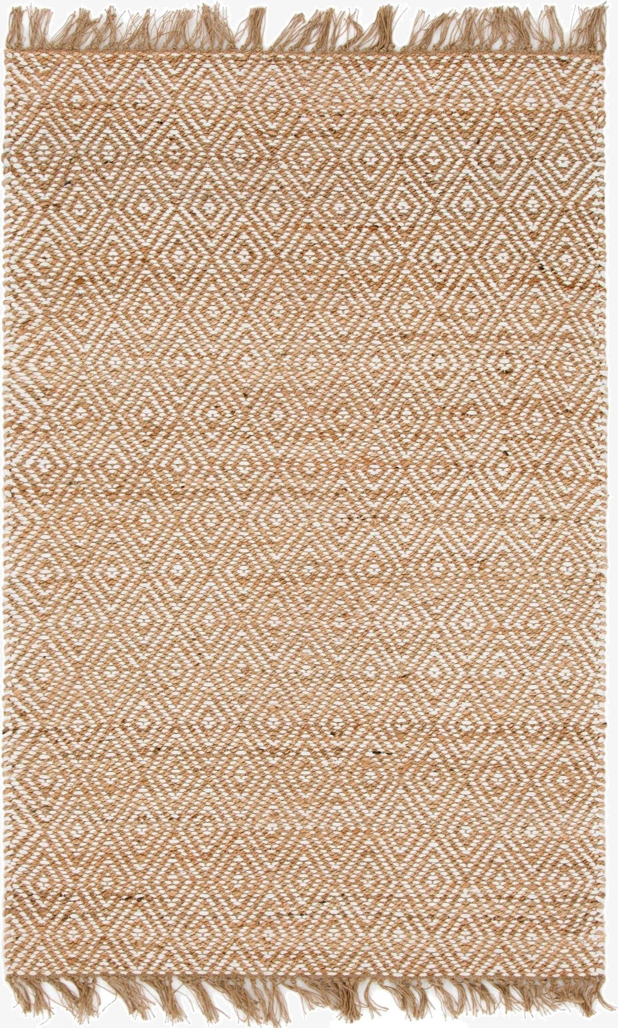Primary image 4' 1 x 6' 1  Hand Woven Braided Jute Rug