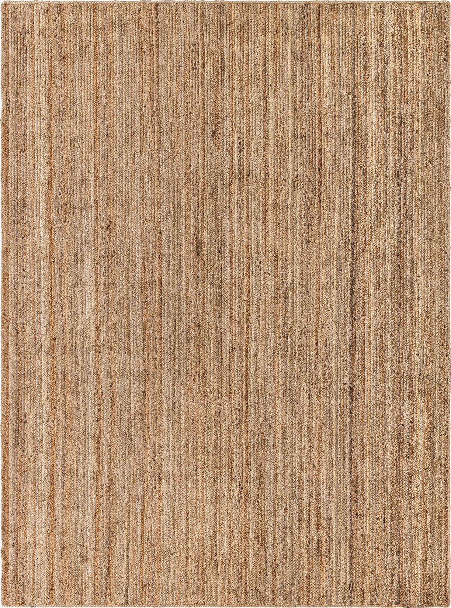 Primary image 8' x 11'  Hand Braided Jute Rug